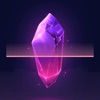 Crystal identifier. Rock guide icon