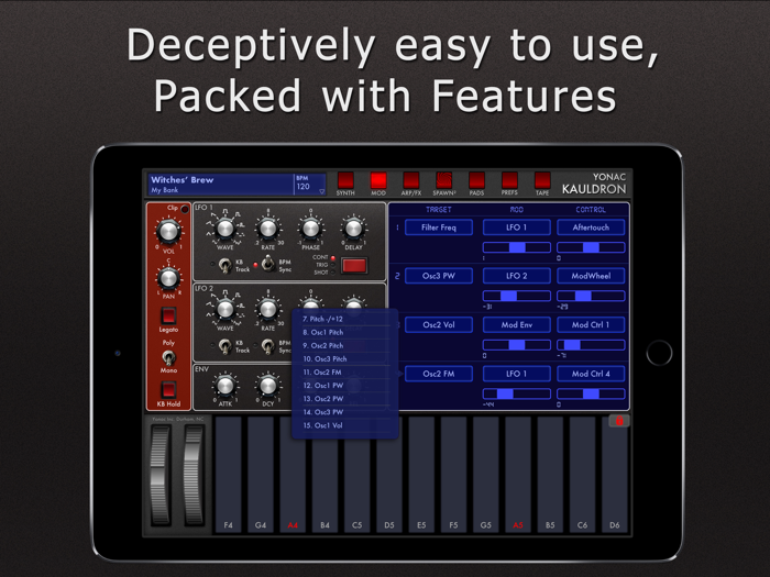Kauldron Synthesizer