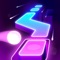 Stay on the dance line with the best music tiles game - Dancing Ballz: Magic Tiles EDM 