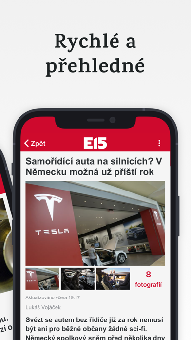 E15: zprávy a události screenshot 2