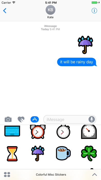 Screenshot #1 pour Colorful Misc Stickers