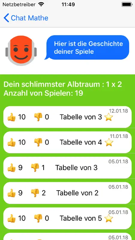 Mathe Chat, mein Roboterlehrer screenshot 3 of 4