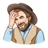 Cowboy Emoji Funny Stickers Positive Reviews, comments