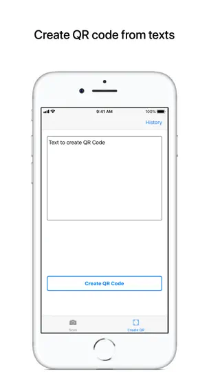 Capture d'écran de QR & Barcode Reader Writer sur iPhone 3