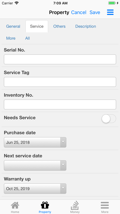 Nano Home Inventory Screenshot