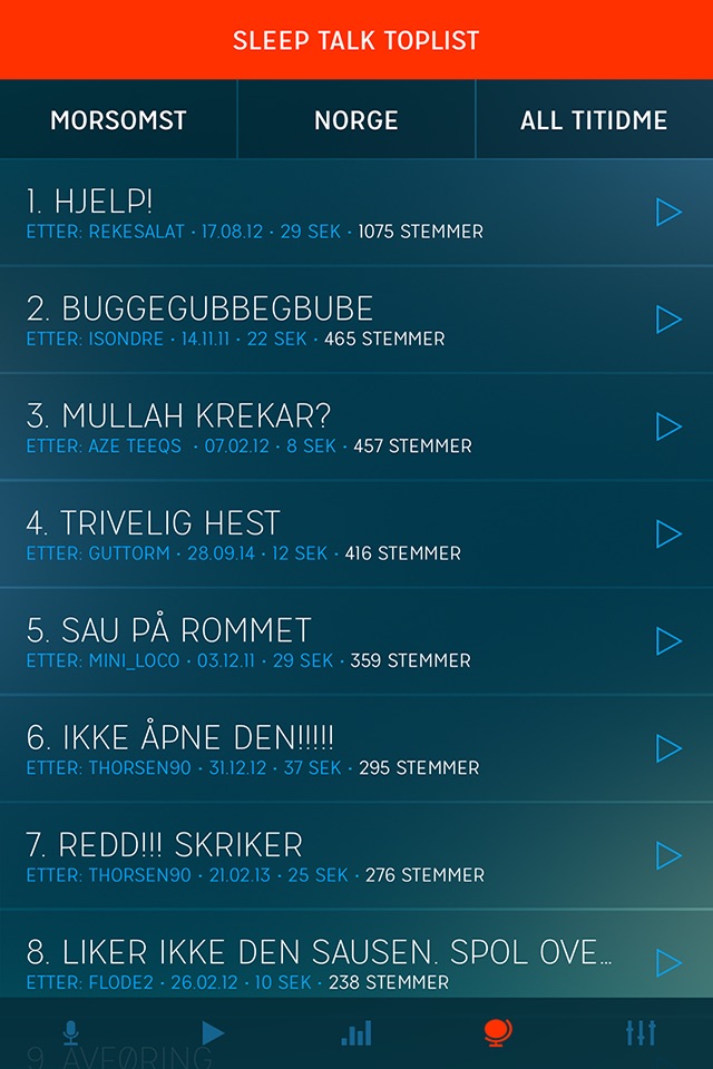 Sleep Talk Recorder screenshot 2