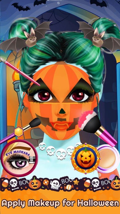 Halloween Makeup & Spa Salon Screenshot