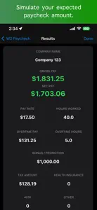 Paycheck Analysis - W2 1099 screenshot #2 for iPhone