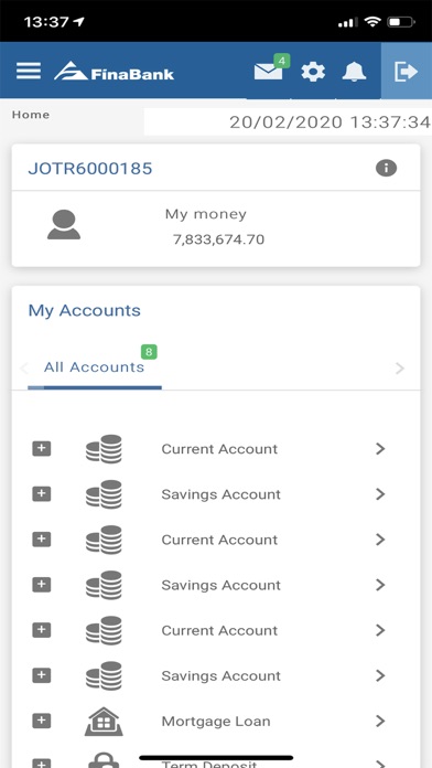 Finabank Retail Screenshot