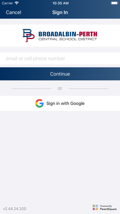 Broadalbin-Perth ParentSquare Screenshot