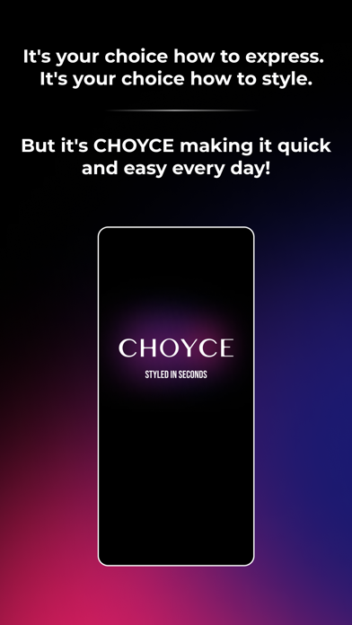 CHOYCE - Styled in Seconds Screenshot