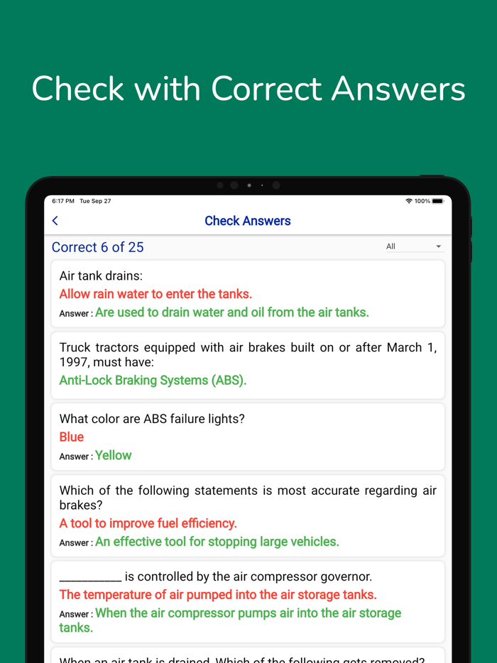 Maryland CDL Permit Practice