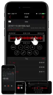 awesome voice recorder iphone capturas de pantalla 2