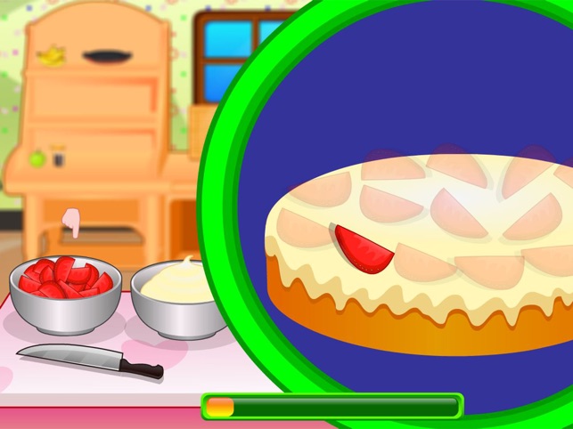 Cozinhar bolo de morango na App Store