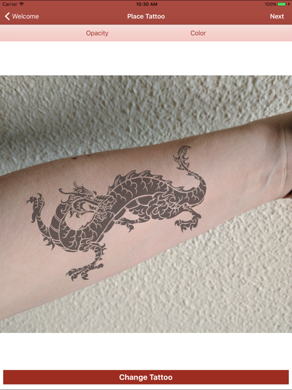 Tattoo My Photo Editor & Ideas iPad screenshot 5 - Photo & Video app