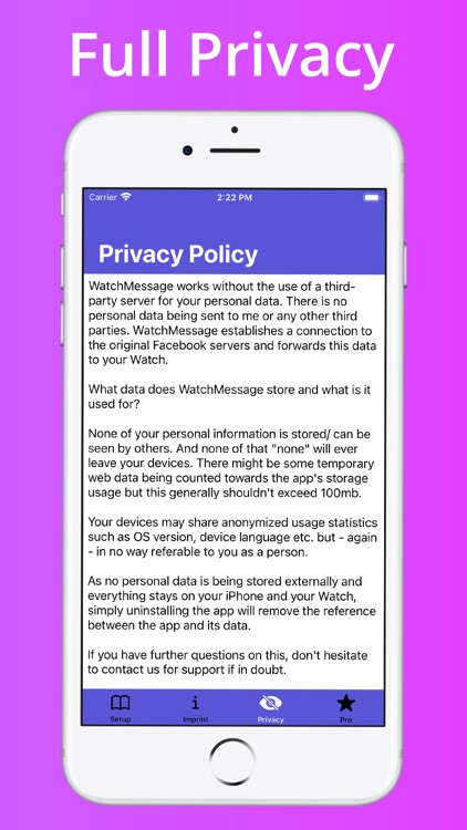 WatchMessage for Messenger screenshot-3