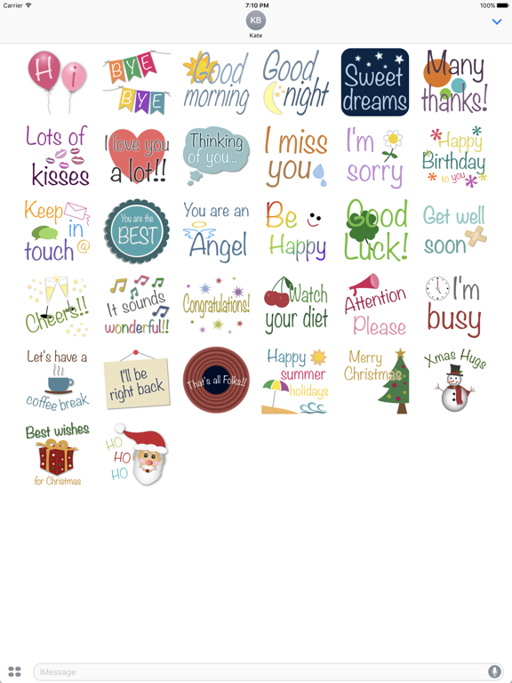Screenshot #4 pour Sweeties for Messages