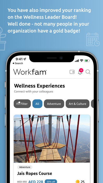 Workfam Wellness Screenshot