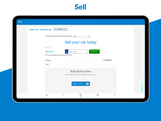 Carzone: New & Used Cars iPad screenshot 5 - Lifestyle app