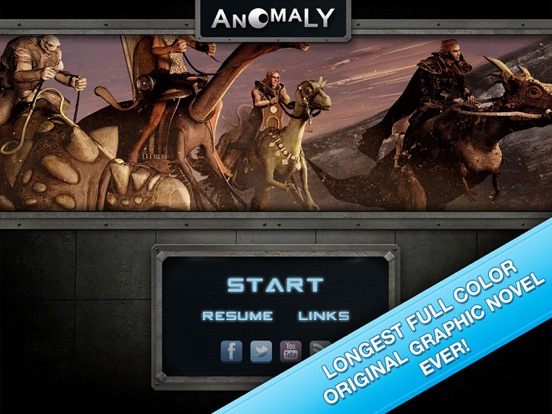 Anomaly: Interactive Comic iPad screenshot 1 - Book app