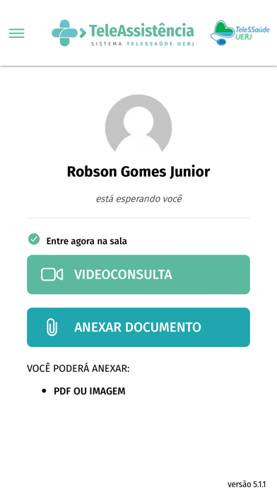 Teleassistencia UERJ Screenshot