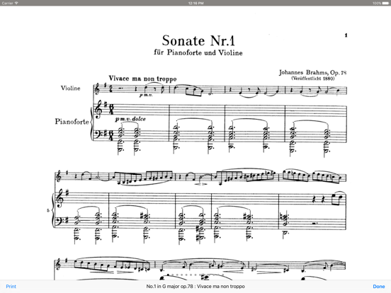 Screenshot #4 for Brahms Violin Sonatas