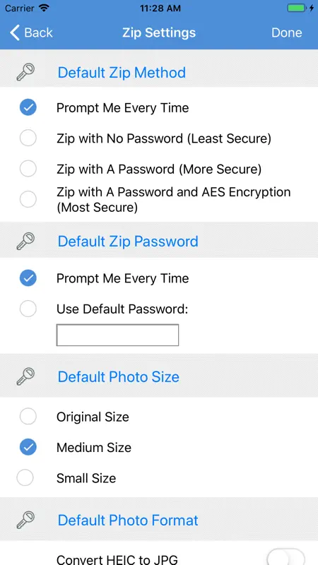 iZip Pro - Zip や Rar の圧縮・解凍ツール screenshot 7 of 10