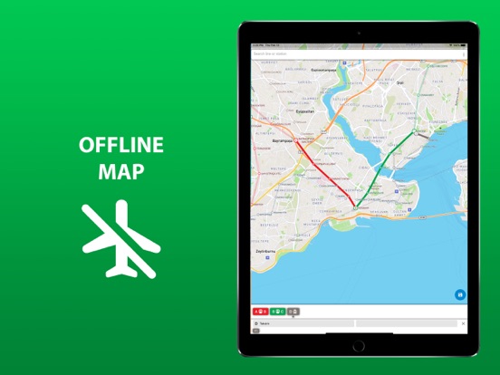 Public transport map Istanbul iPad screenshot 5
