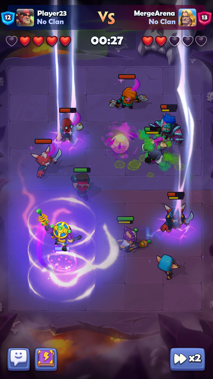 Merge Arena - cards heroes PvP