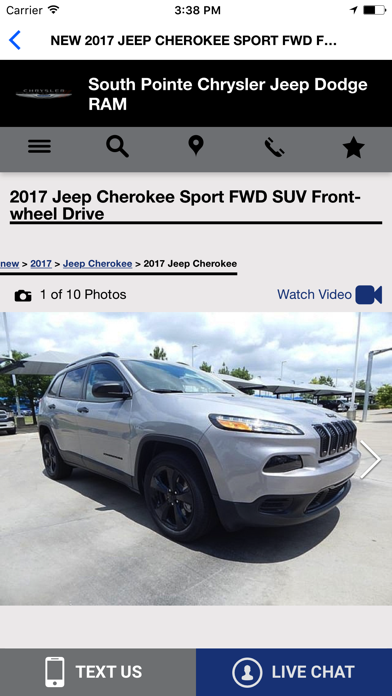 South Pointe CDJR Screenshot