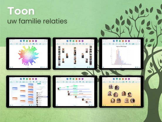 MobileFamilyTree 10 iPad app afbeelding 3