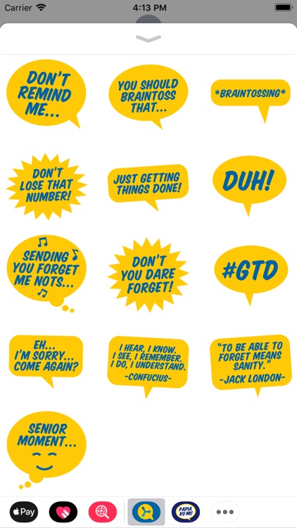 Don't Forget Sticker Pack screenshot-3