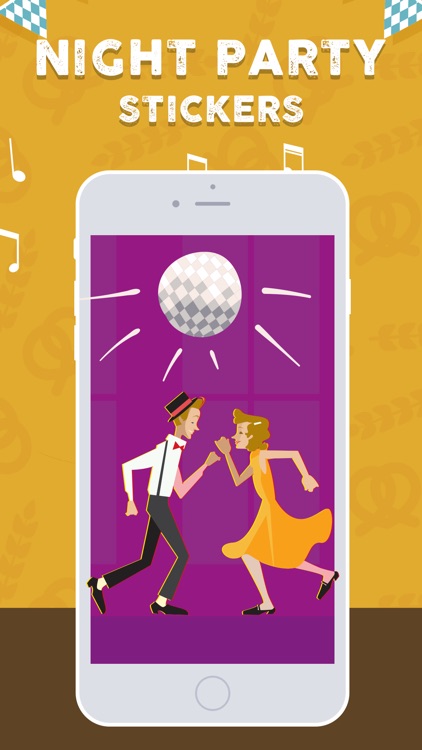 Night Party Stickers