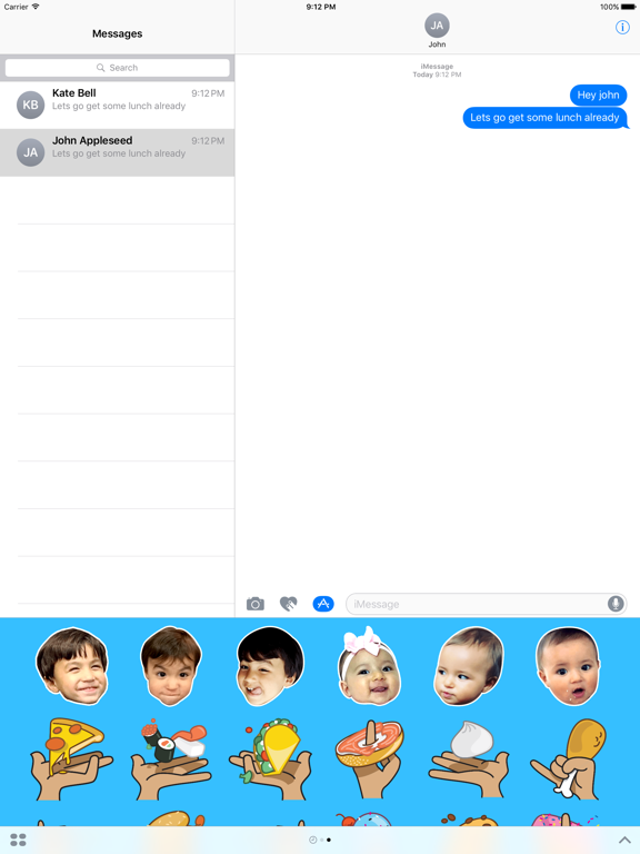 Screenshot #5 pour foodbabyny Stickers