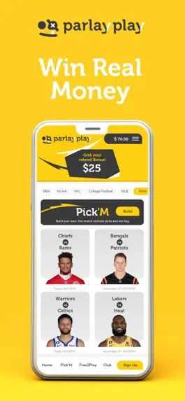 Game screenshot ParlayPlay Fantasy Sports Game mod apk