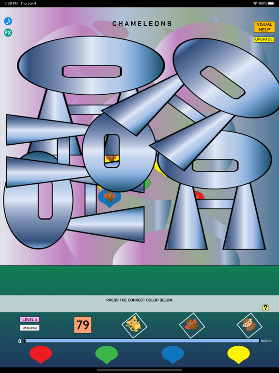 Screenshot #6 pour Chameleon Pattern Match Game
