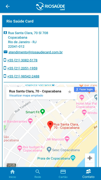 Rio Saúde Card Screenshot
