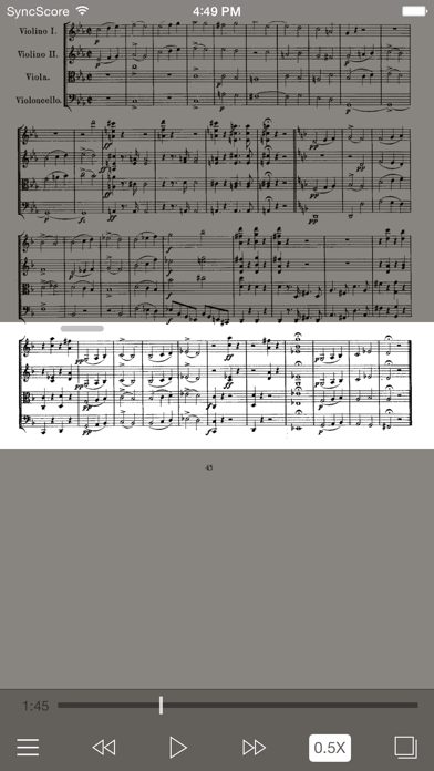 Schubert String Quartets Screenshot