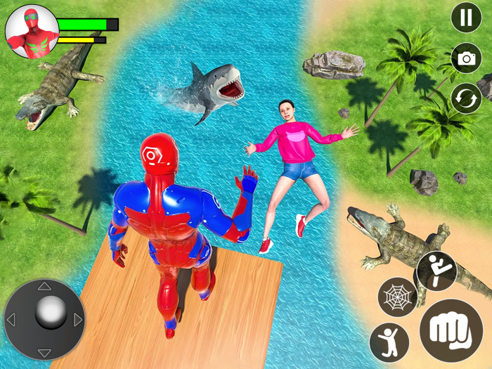 Super Rope Hero - Spider Games