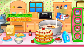 Cooking strawberry short cake screenshot