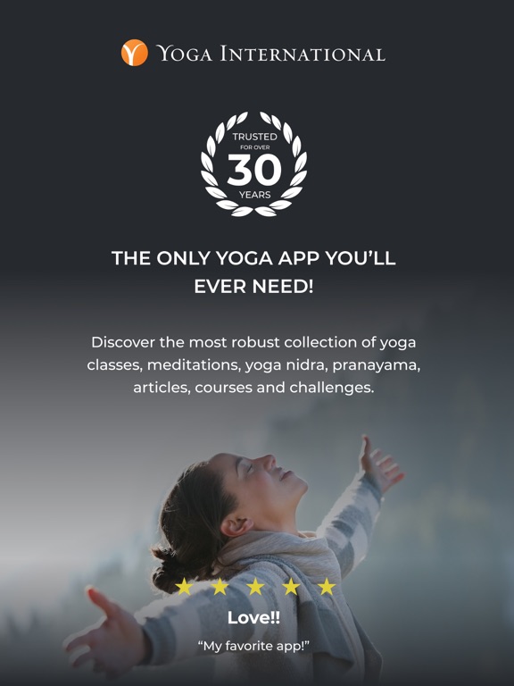 Screenshot #1 for Yoga International