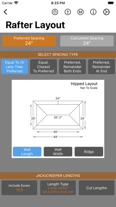 RoofCalc - Roofing Calculator Screenshot