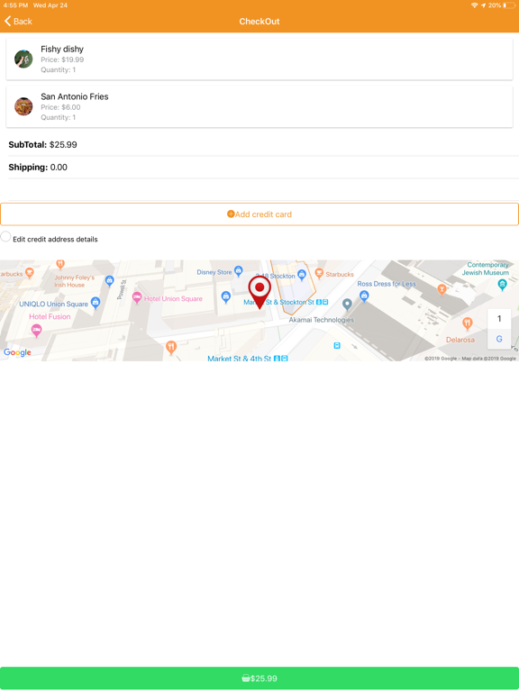 EETZ iPad screenshot 4 - Food & Drink app