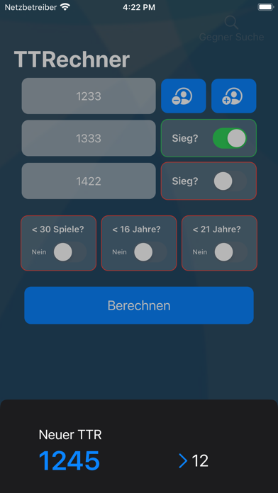 TTRechner Screenshot