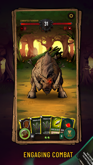 Dawncaster: Deckbuilding RPG screenshot 2