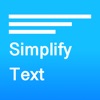 Simplify Text icon