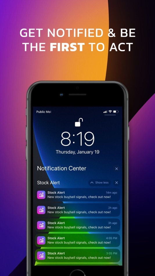 #3. Penny Stock alert: day trading (iOS) Podle: Editr Apps Inc.