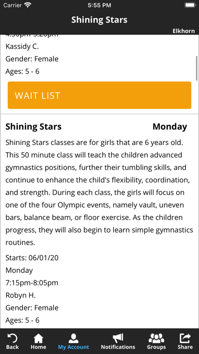 Metro Stars Gymnastics Screenshot