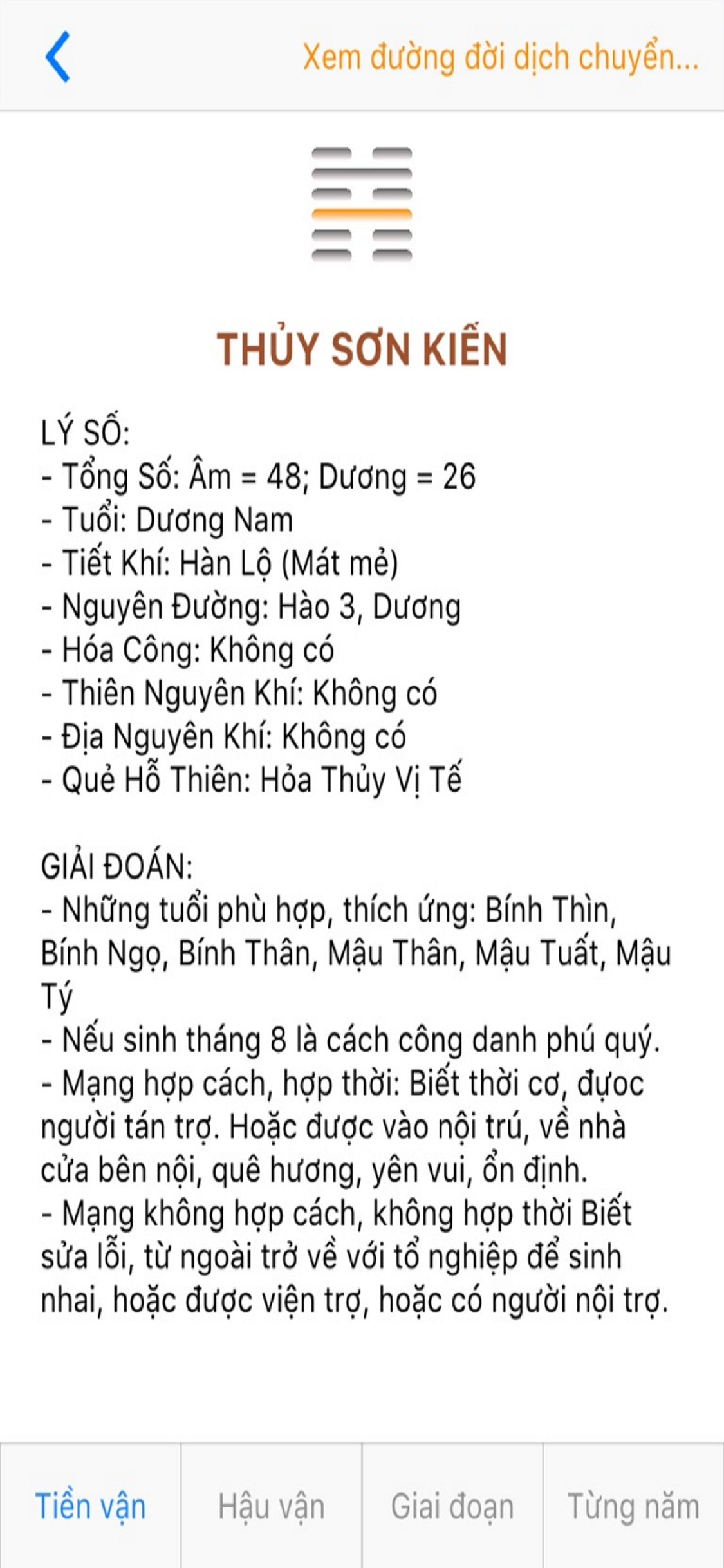 Dịch lý ứng dụng