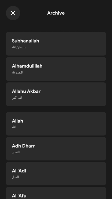 Tasbih Counter Pro: Dhikr App Screenshot